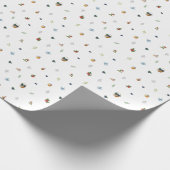 Wrapping Paper - Cute Kids Forest Picnic Pattern Cadeaupapier (Hoek)
