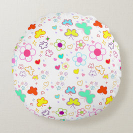 Wrapping paper design for gift rond kussen