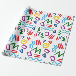 Wrapping Paper-Educational Kids Wrapping Paper Cadeaupapier