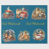 Wrapping Paper-Eid Mubarak Wrapping Paper Cadeaupapier (Vlak)