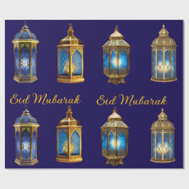 Wrapping Paper-Eid Mubarak Wrapping Paper Cadeaupapier