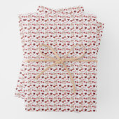 Wrapping Paper Flat Sheet - Red Theme (In situ)