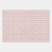 Wrapping Paper Flat Sheet - Red Theme (Voorkant 3)