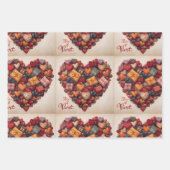 Wrapping Paper Flat Sheet Set of 3 (Voorkant 2)