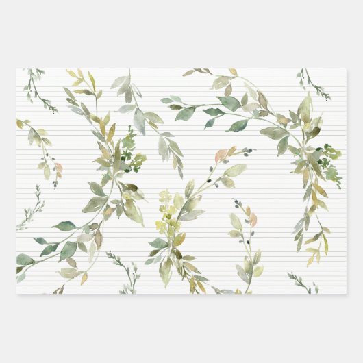 Wrapping Paper Flat Sheet Set of 3 (Voorkant 3)