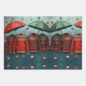 Wrapping Paper Flat Sheet Set of 3 (Voorkant 3)