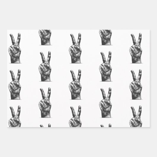 Wrapping Paper Flat Sheet Set of 3 (Voorkant 3)