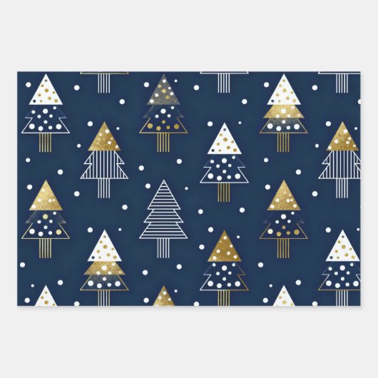 Wrapping Paper Flat Sheet Set of 3 (Voorkant 3)