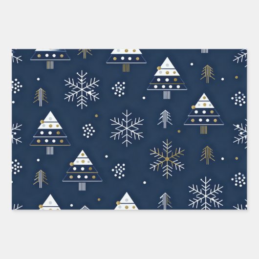 Wrapping Paper Flat Sheet Set of 3 (Voorkant)