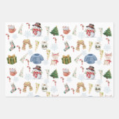 Wrapping Paper Flat Sheet Set of 3 (Voorkant)