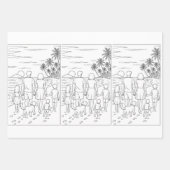 Wrapping Paper Flat Sheet Set of 3 (Voorkant 3)