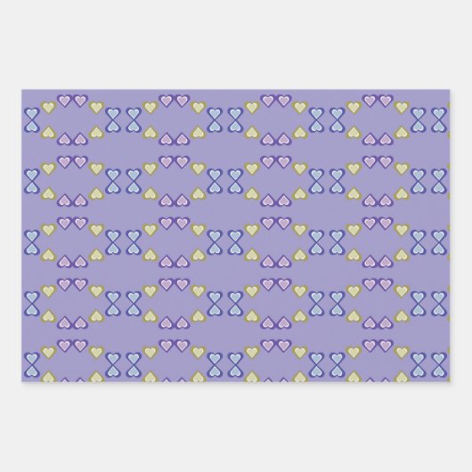 Wrapping Paper Flat Sheet Set of 3 (Voorkant 3)