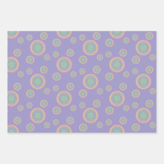 Wrapping Paper Flat Sheet Set of 3 (Voorkant)