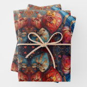 Wrapping Paper Flat Sheet Set of 3 (In situ)