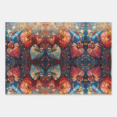 Wrapping Paper Flat Sheet Set of 3 (Voorkant)