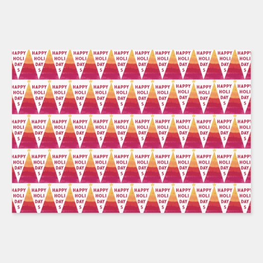 Wrapping Paper Flat Sheet Set of 3 (Voorkant 2)