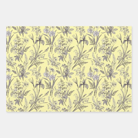 Wrapping Paper Flat Sheet Set of 3 (Voorkant 3)