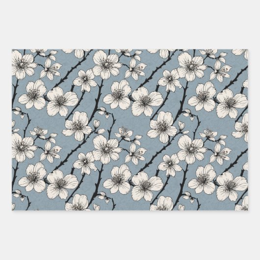 Wrapping Paper Flat Sheet Set of 3 (Voorkant)