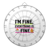 Wrapping Paper Flat Sheet Set of 3 Dartbord (Voorkant)