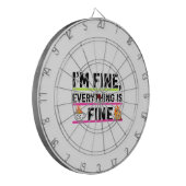 Wrapping Paper Flat Sheet Set of 3 Dartbord (Voorkant Links)