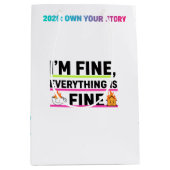 Wrapping Paper Flat Sheet Set of 3 Medium Cadeauzakje (Voorkant)