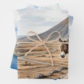 Wrapping Paper Flat Sheet Set of 3 :Morabeza (In situ)