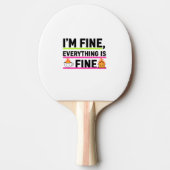 Wrapping Paper Flat Sheet Set of 3 Tafeltennisbatje (Voorkant)