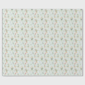 Wrapping Paper - Floral Pattern Cadeaupapier (Vlak)