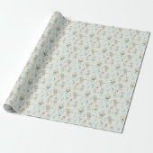 Wrapping Paper - Floral Pattern Cadeaupapier (Uitgerold)