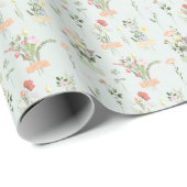 Wrapping Paper - Floral Pattern Cadeaupapier (Rol Hoek)