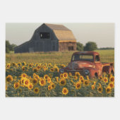 Wrapping Paper for Decouapge 3 Farm Red Truck  (Voorkant 3)