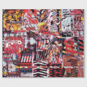 Wrapping Paper – Fragmented Pulse Cadeaupapier (Vlak)