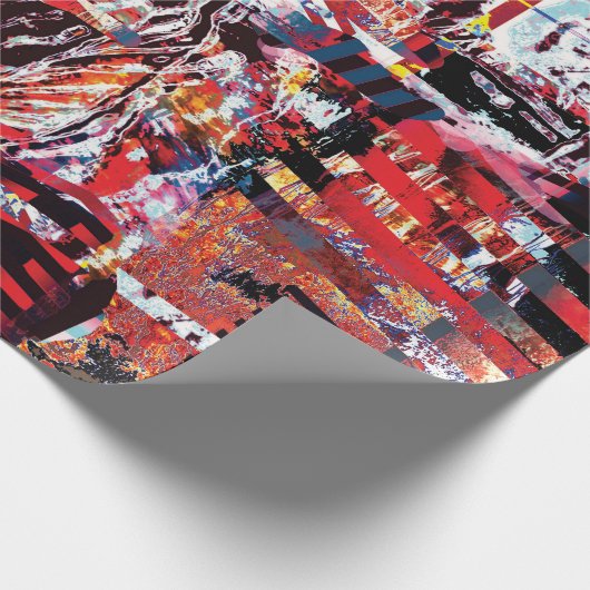Wrapping Paper – Fragmented Pulse Cadeaupapier (Hoek)
