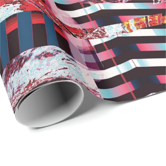 Wrapping Paper – Fragmented Pulse Cadeaupapier (Rol Hoek)