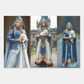 Wrapping paper France meets Asia & Butterflies (Voorkant)