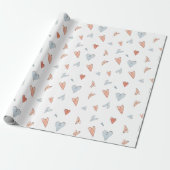 Wrapping Paper - Hearts Pattern Cadeaupapier (Uitgerold)