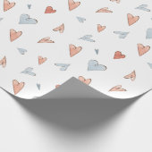 Wrapping Paper - Hearts Pattern Cadeaupapier (Hoek)