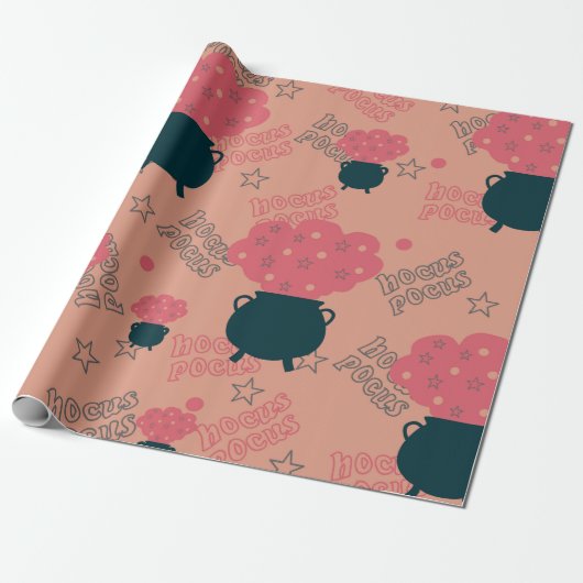Wrapping paper Hocus pocus  Cadeaupapier (Uitgerold)