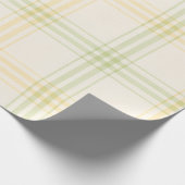 Wrapping Paper | Lemon Plaid Luxe Gift Wrap Cadeaupapier (Hoek)