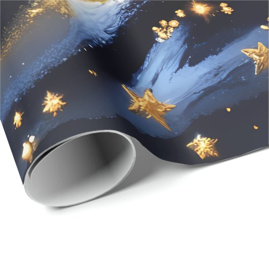 Wrapping Paper – Luxury Celestial Moon Phases Cadeaupapier (Rol Hoek)