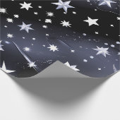 Wrapping Paper - Luxury Onyx Celestial Moon Cadeaupapier (Hoek)