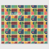 Wrapping Paper - Modern Abstract Geometric Pattern Cadeaupapier (Vlak)