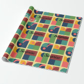 Wrapping Paper - Modern Abstract Geometric Pattern Cadeaupapier (Uitgerold)