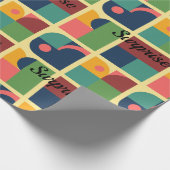 Wrapping Paper - Modern Abstract Geometric Pattern Cadeaupapier (Hoek)