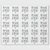 Wrapping Paper - My Aunt Is My BFF Cadeaupapier (Vlak)
