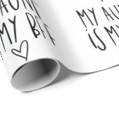 Wrapping Paper - My Aunt Is My BFF Cadeaupapier (Rol Hoek)
