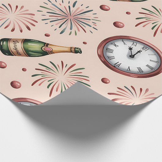 Wrapping Paper-New Year 2026 Wrapping Paper Cadeaupapier (Hoek)
