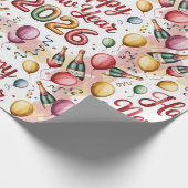 Wrapping Paper-New Year 2026 Wrapping Paper Cadeaupapier (Hoek)