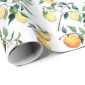 Wrapping Paper - Oranges and Lemons Cadeaupapier (Rol Hoek)