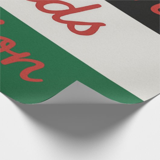 Wrapping Paper palestine needs action Cadeaupapier (Hoek)